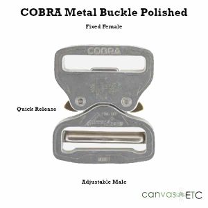 Cobra Buckle Polished Metal