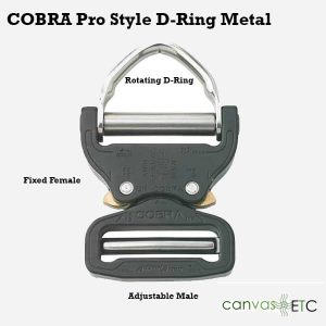Cobra D Ring Pro Style Black
