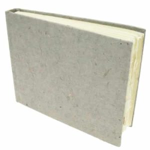 Khadi Handmade Hardback Book 13 x 16 cm White Smooth by Khadi Papers