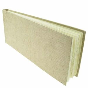 Khadi Paper Hardback Sketch Book HB5W Landscape Smooth 5" x 13" 210 gsm
