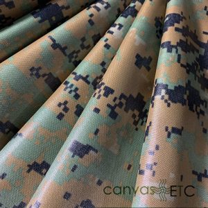 420 Denier Woodland Camo | 60" Width