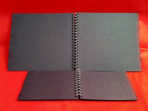 Khadi Paper Black Wiro Sketch Book (Album) WB4 10" x 11" 440 gsm