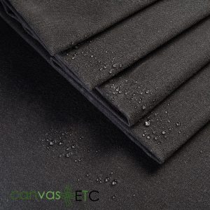 Waxed Canvas - Army Duck | Charcoal | 60" Width