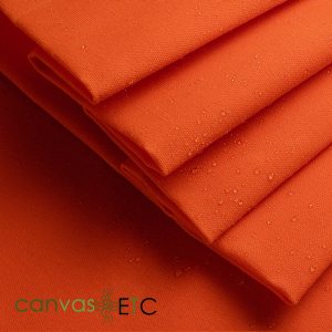 Waxed Canvas - Army Duck | Orange | 60" Width