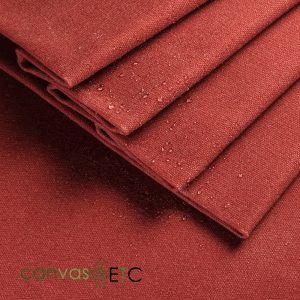 Waxed Canvas - Army Duck | Red Canvas | 60" Width