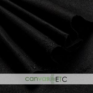 Waxed Canvas - Shelter Tent Duck - Black | 60"