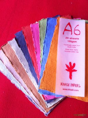 Khadi Pack - A6C, 4" x 6" - 150 gsm