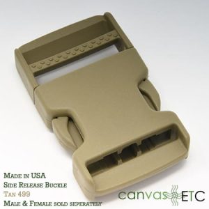 Tan 499 Military Side Release Buckle