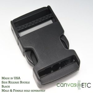 Black Military Side Release Buckle