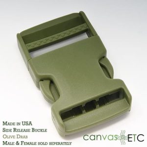 Olive Green Military Side Release Buckle