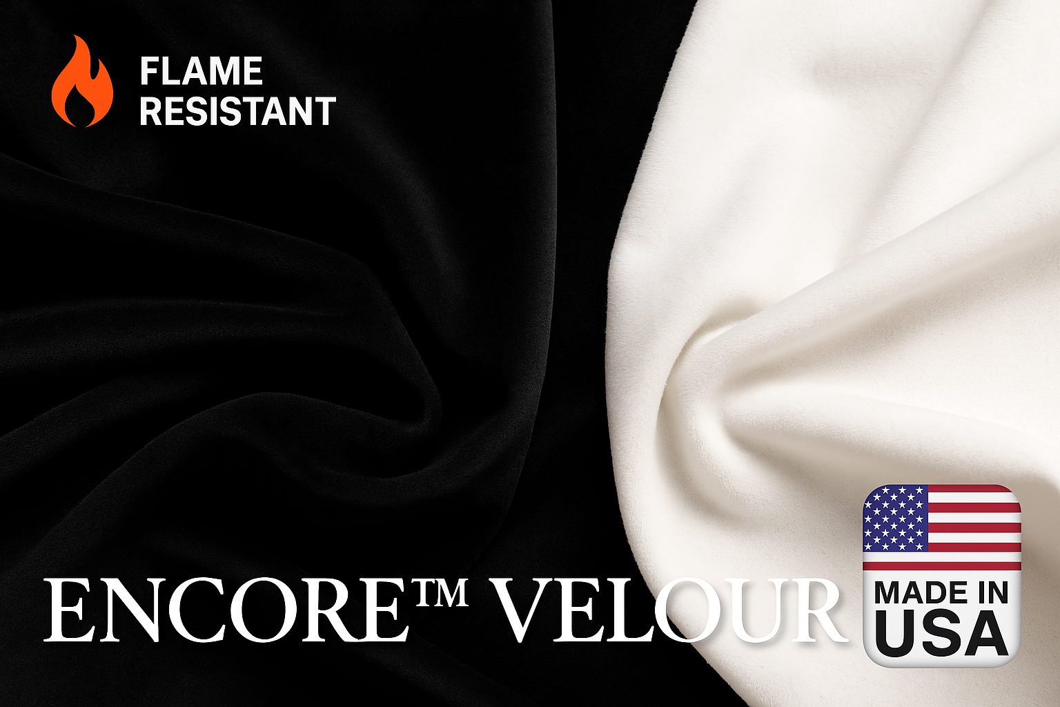 Encore velour 15 oz IFR fabric