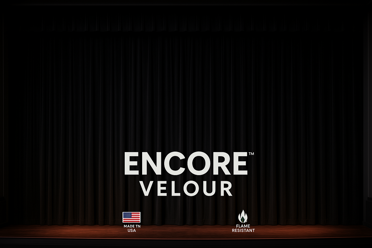 Encore Velour IFR stage drape