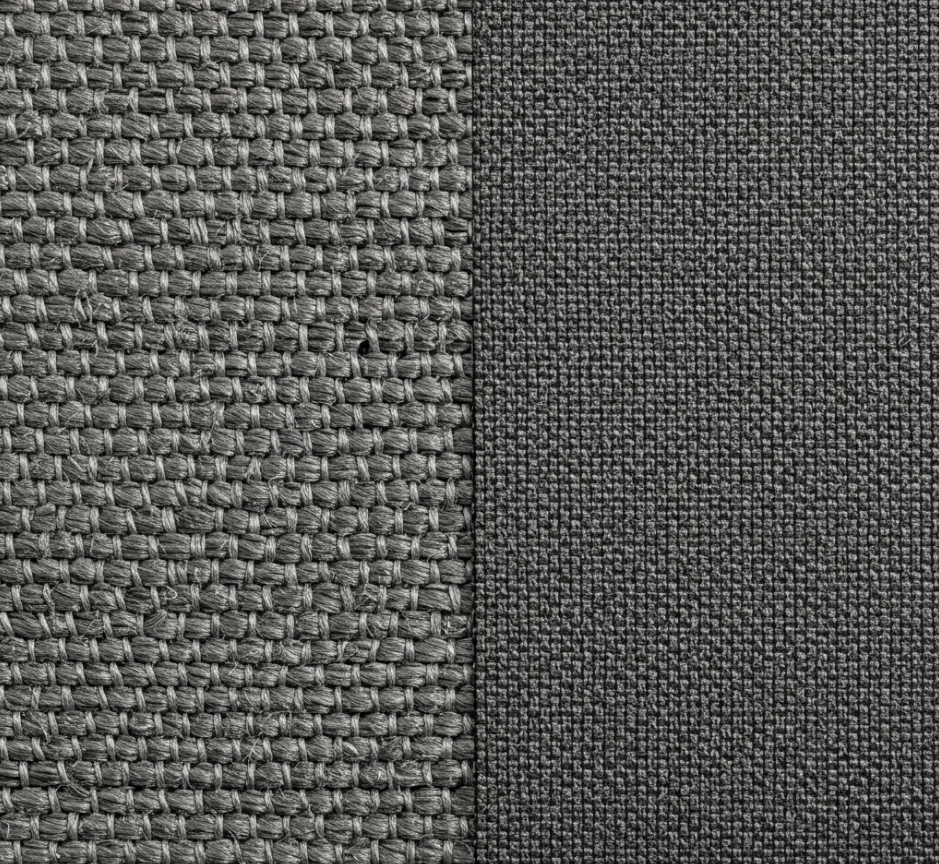 Macro comparison - Standard weave versus premium tight weave golf impact screen fabric texture detailing thread density and smoothness differences.